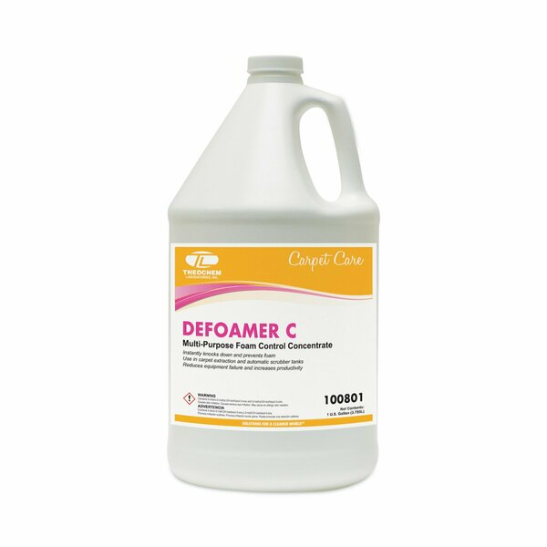 Theochem Laboratories Defoamer C, Odorless, 1 gal Bottle, 4PK 500596